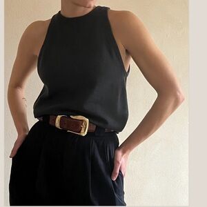 NWT NA NIN Georgina Pima Cotton Halter in Smoke